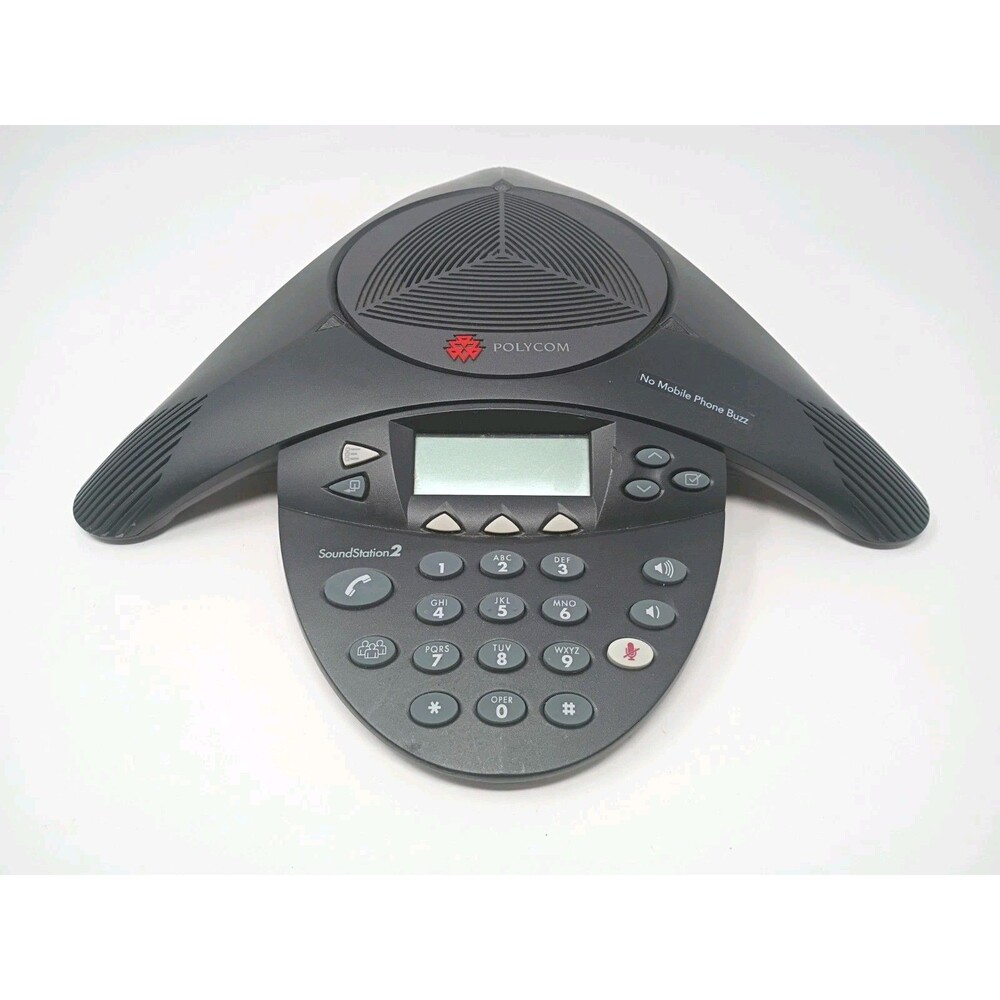 Polycom 2201-16000-601 SoundStation 2 Conference Phone-Untested